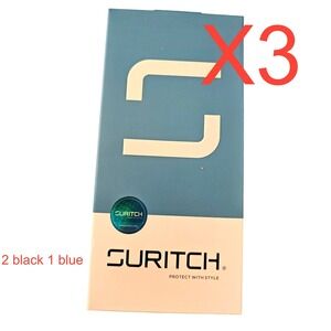 SURITCH for Apple AirTag Holder Case Luggage Bag 2 Pack Black SUR-A0047 LOT OF 6